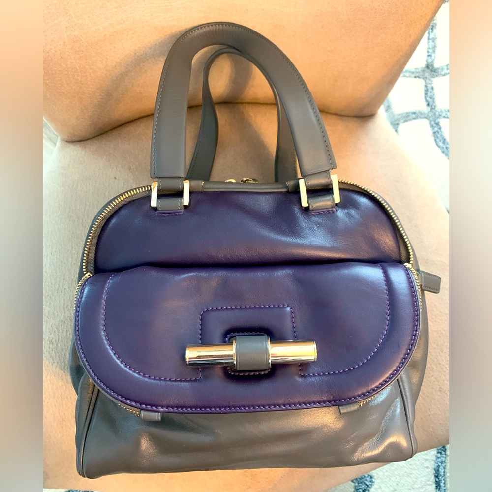 Jimmy Choo Leather Justine Handbag EUC